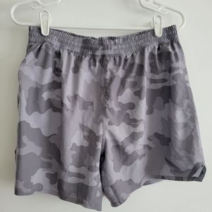 All in Motion Gray Camo Athletic Shorts